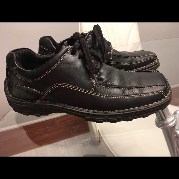 Like New Steven Madden Black Leather Sz 8.5 - Picture 2 of 8
